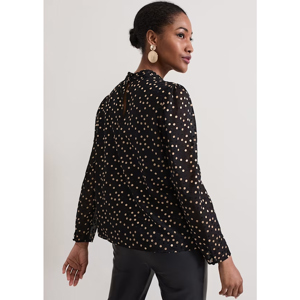 Phase Eight Jacey Spot Jacquard Blouse